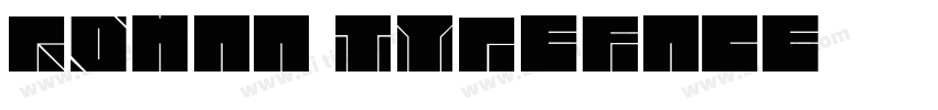 Roman typeface字体转换